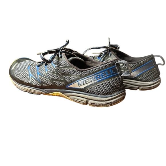 Merrell Road Glove 3 Trail Running Sneakers Minimalist Shoes Gray Blue Men's 11 - Picture 1 of 10